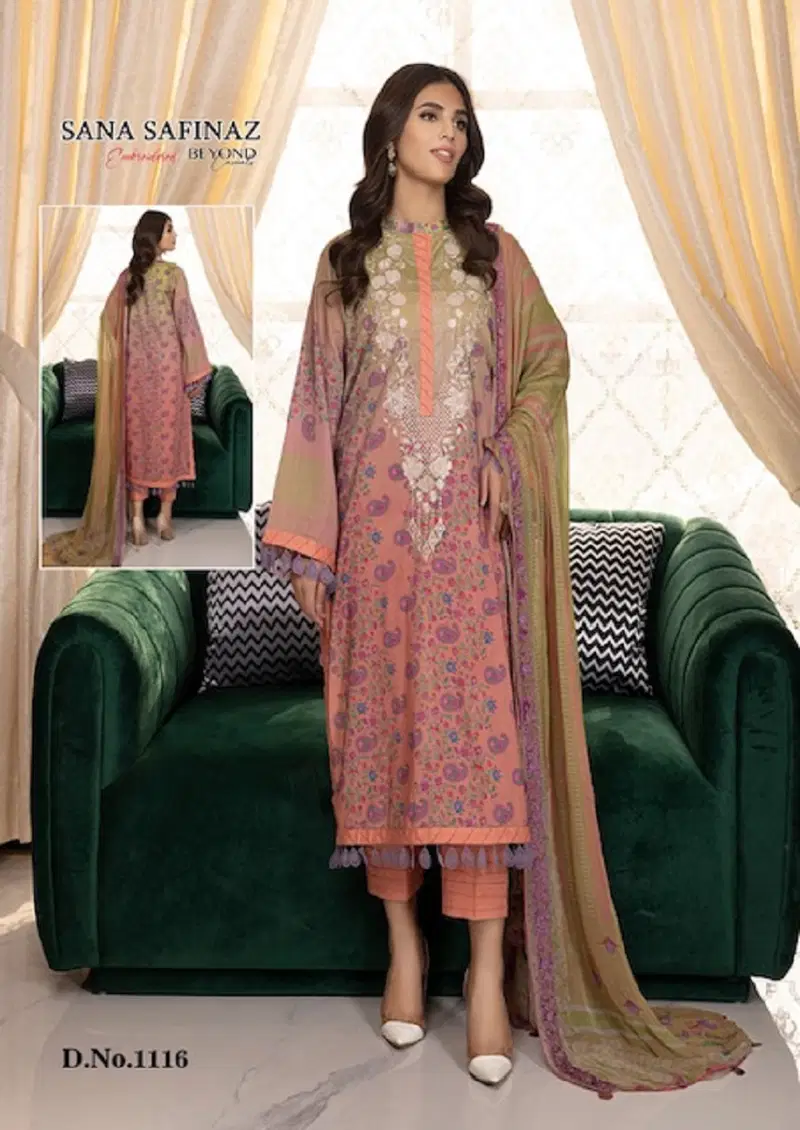 Sana Safinaz Beyond Casual Wear Lawn Cotton Pakistani Dress Material Wholesale Shop In Surat